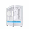 ASUS PRIME AP202 Micro ATX Computer Case, Up to 360mm Radiator, Supports Up to 420mm Max GPU, Top & Bottom Removable Dust Filters, White | 90DC00P3-B19000